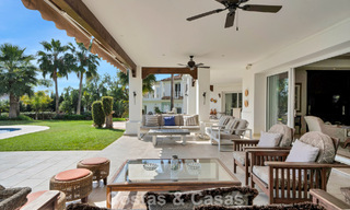 Mansión de lujo de estilo andaluz con vistas al mar en el valle del golf de Nueva Andalucía, Marbella 779212 