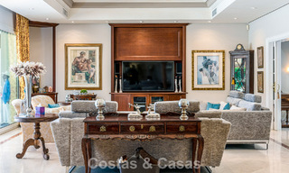 Mansión de lujo de estilo andaluz con vistas al mar en el valle del golf de Nueva Andalucía, Marbella 779222 