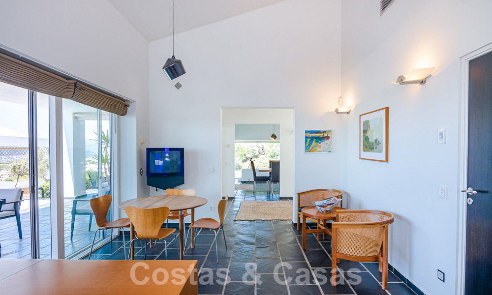 Espaciosa villa de lujo en venta con vistas panorámicas al mar en una gran parcela en Mijas, Costa del Sol 55596