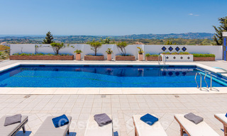 Espaciosa villa de lujo en venta con vistas panorámicas al mar en una gran parcela en Mijas, Costa del Sol 55614 