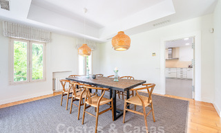 Villa mediterránea de lujo de una sola planta en venta en una zona residencial aislada en la Milla de Oro de Marbella 55735 