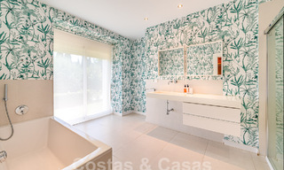 Villa mediterránea de lujo de una sola planta en venta en una zona residencial aislada en la Milla de Oro de Marbella 55757 