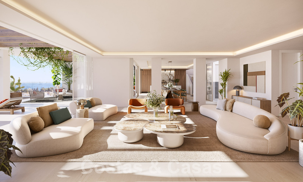 Lujosos apartamentos en venta en un exclusivo complejo sostenible en la Milla de Oro de Marbella 55969