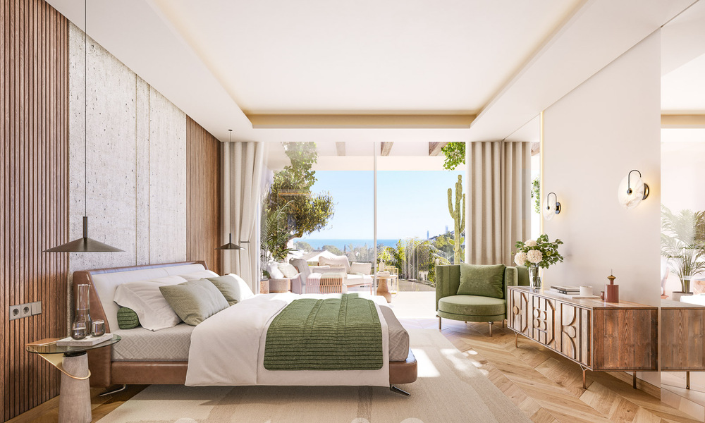 Lujosos apartamentos en venta en un exclusivo complejo sostenible en la Milla de Oro de Marbella 55984