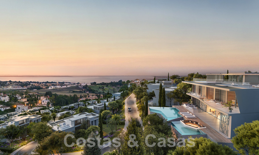 Nuevas villas de lujo arquitectónicas en venta inspiradas en Lamborghini en las colinas de Marbella - Benahavis 55897