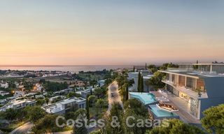 Nuevas villas de lujo arquitectónicas en venta inspiradas en Lamborghini en las colinas de Marbella - Benahavis 55897 