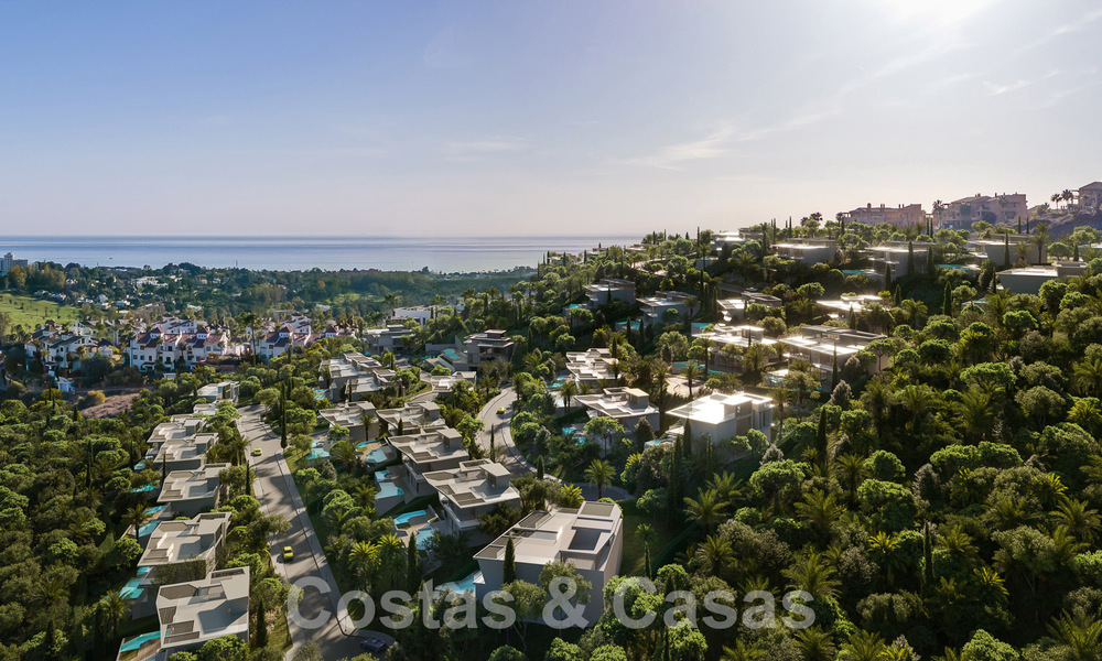 Nuevas villas de lujo arquitectónicas en venta inspiradas en Lamborghini en las colinas de Marbella - Benahavis 55899