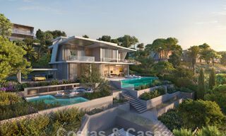 Nuevas villas de lujo arquitectónicas en venta inspiradas en Lamborghini en las colinas de Marbella - Benahavis 55900 