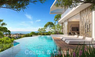 Nuevas villas de lujo arquitectónicas en venta inspiradas en Lamborghini en las colinas de Marbella - Benahavis 55901 