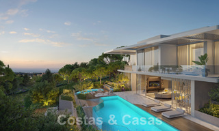 Nuevas villas de lujo arquitectónicas en venta inspiradas en Lamborghini en las colinas de Marbella - Benahavis 55907 