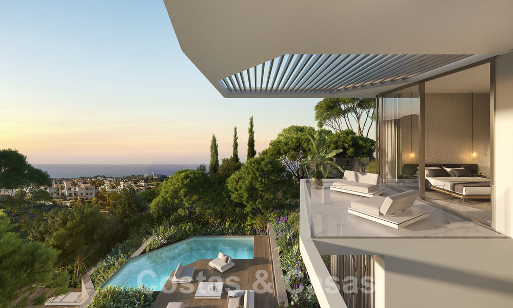 Nuevas villas de lujo arquitectónicas en venta inspiradas en Lamborghini en las colinas de Marbella - Benahavis 55908