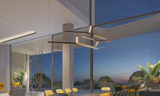 Nuevas villas de lujo arquitectónicas en venta inspiradas en Lamborghini en las colinas de Marbella - Benahavis 55913 