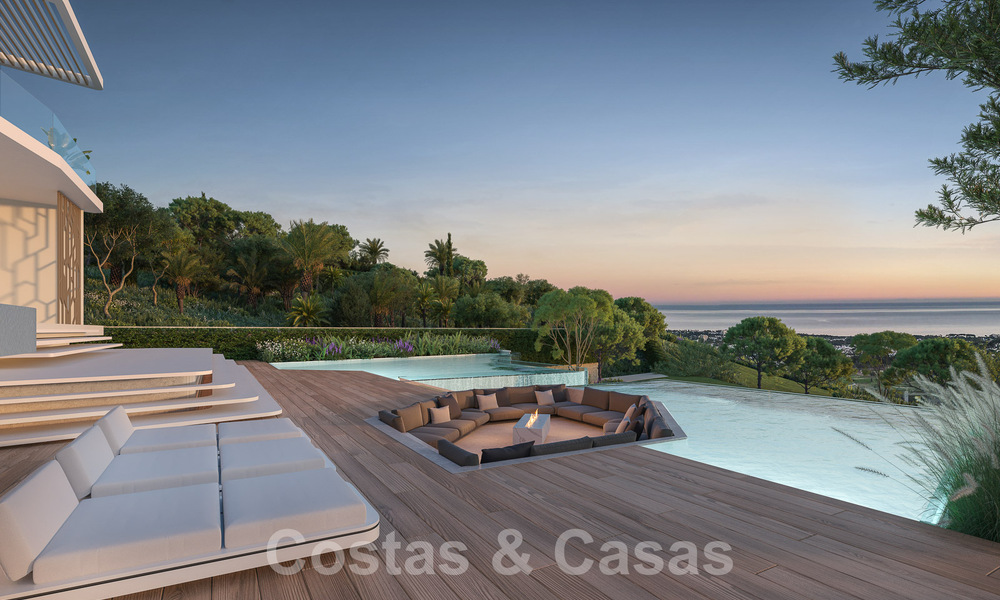 Nuevas villas de lujo arquitectónicas en venta inspiradas en Lamborghini en las colinas de Marbella - Benahavis 55915