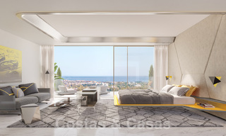 Nuevas villas de lujo arquitectónicas en venta inspiradas en Lamborghini en las colinas de Marbella - Benahavis 55916 