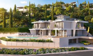 Nuevas villas de lujo arquitectónicas en venta inspiradas en Lamborghini en las colinas de Marbella - Benahavis 55917 