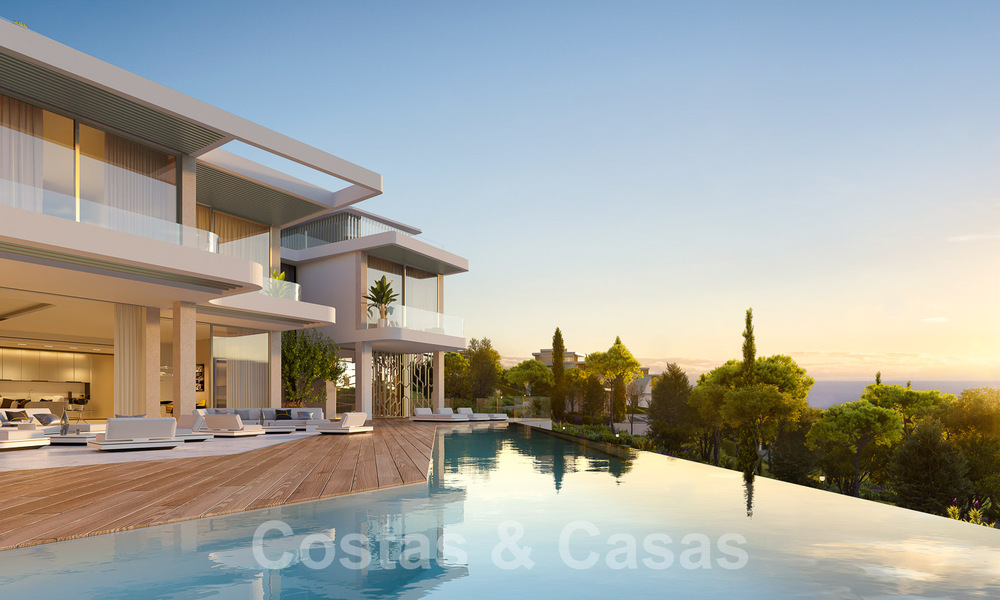 Nuevas villas de lujo arquitectónicas en venta inspiradas en Lamborghini en las colinas de Marbella - Benahavis 55921