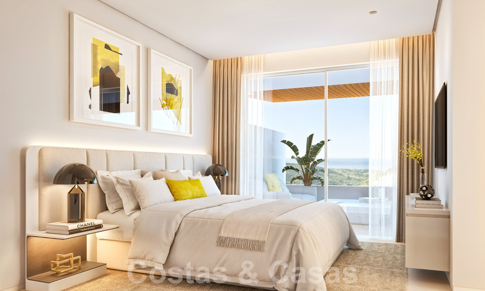 Apartamentos modernos de lujo de nueva construcción con vistas al mar en venta, a unos minutos del centro de Marbella 55396