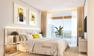 Apartamentos modernos de lujo de nueva construcción con vistas al mar en venta, a unos minutos del centro de Marbella 55396 