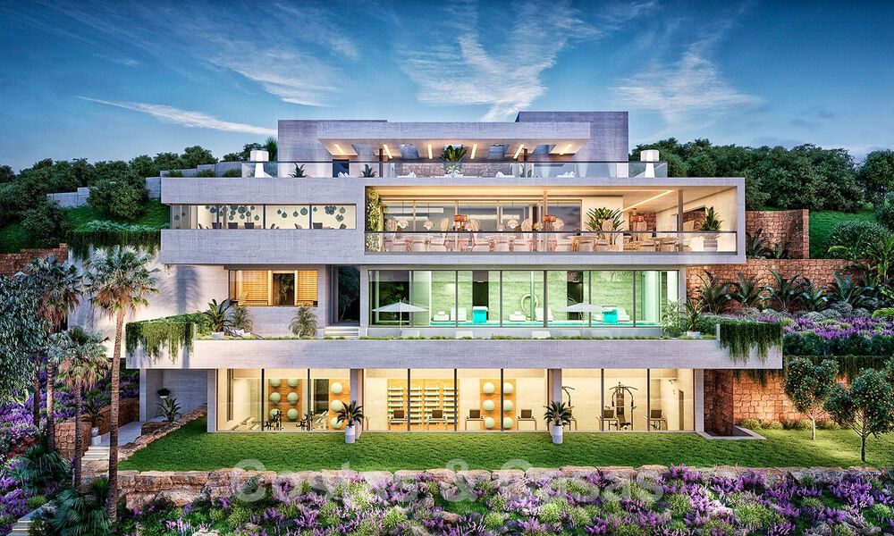 Apartamentos modernos de lujo de nueva construcción con vistas al mar en venta, a unos minutos del centro de Marbella 55403