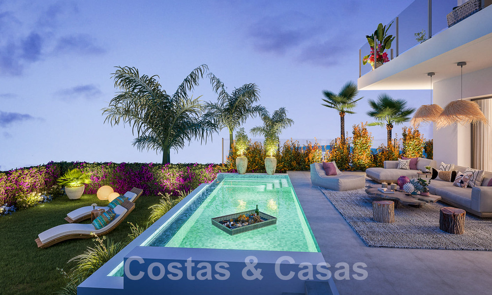 Nuevo proyecto de adosados en venta a un paso del Club de Golf en Mijas Costa, Costa del Sol 55619