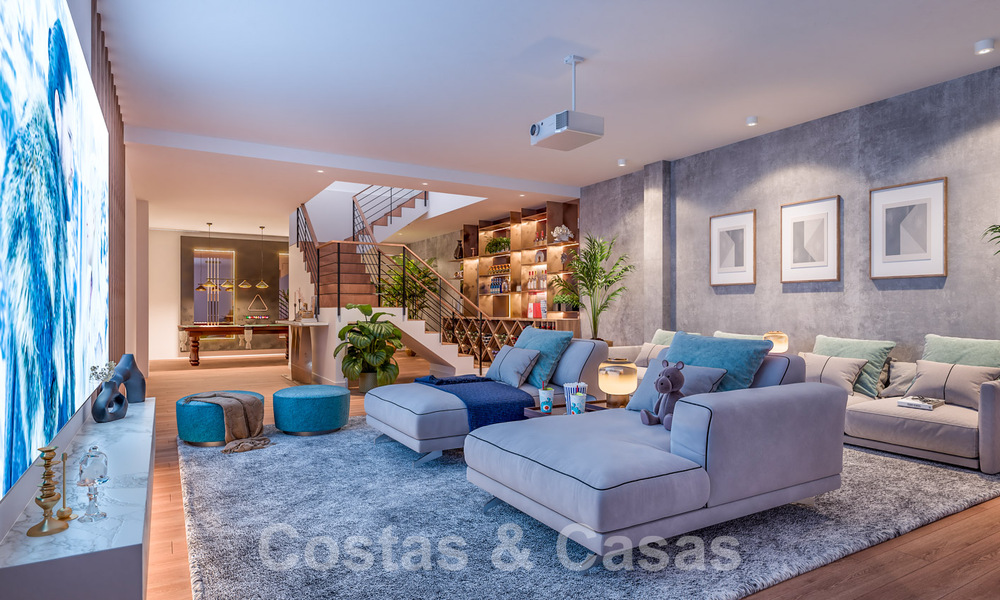 Nuevo proyecto de adosados en venta a un paso del Club de Golf en Mijas Costa, Costa del Sol 61204