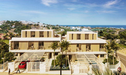 Nueva promoción de 10 casas boutique en venta con impresionantes vistas al golf y al mar y piscina privada al oeste del centro de Estepona 56282