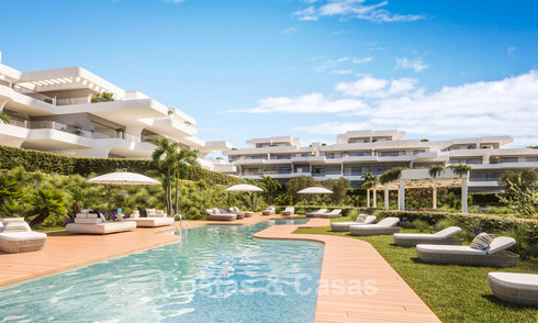 Nueva promoción de apartamentos en venta a un paso de la playa en la Nueva Milla de Oro entre Marbella y Estepona 56446