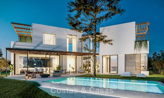 Elegante villa sobre plano en venta con vistas panorámicas al mar en Mijas, Costa del Sol 56267 