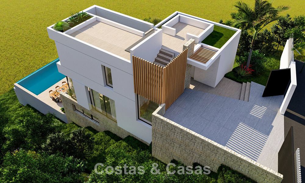 Villa de lujo en venta con impresionantes vistas panorámicas al mar en Mijas, Costa del Sol 56276