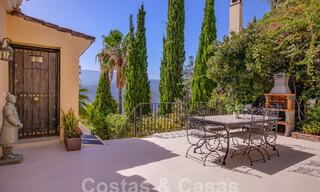 Villa de lujo en venta con vistas panorámicas al mar en una urbanización cerrada en las colinas de Marbella 57349 
