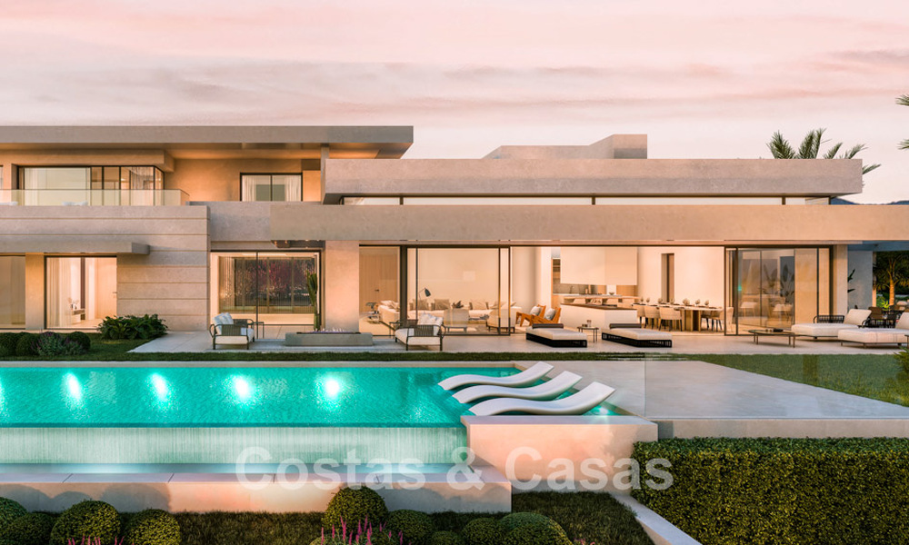 Nuevo y exclusivo proyecto de villas inspiradas en Elie Saab en venta cerca de la urbanización Sierra Blanca en la Milla de Oro de Marbella 56451