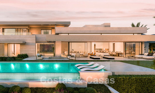 Nuevo y exclusivo proyecto de villas inspiradas en Elie Saab en venta cerca de la urbanización Sierra Blanca en la Milla de Oro de Marbella 56451 