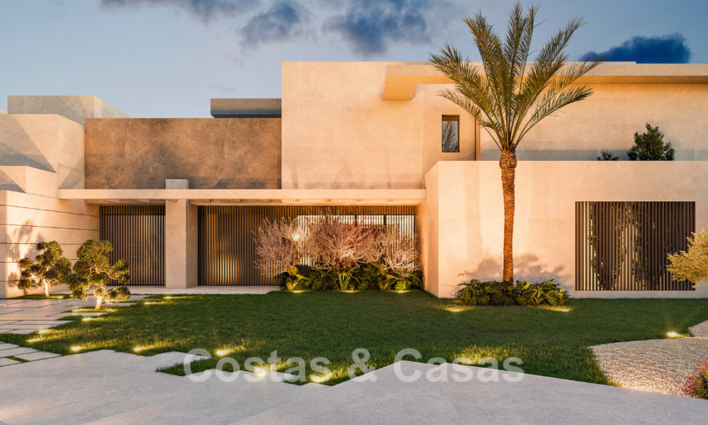 Nuevo y exclusivo proyecto de villas inspiradas en Elie Saab en venta cerca de la urbanización Sierra Blanca en la Milla de Oro de Marbella 56452