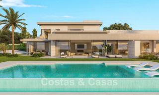 Nuevo y exclusivo proyecto de villas inspiradas en Elie Saab en venta cerca de la urbanización Sierra Blanca en la Milla de Oro de Marbella 56454 