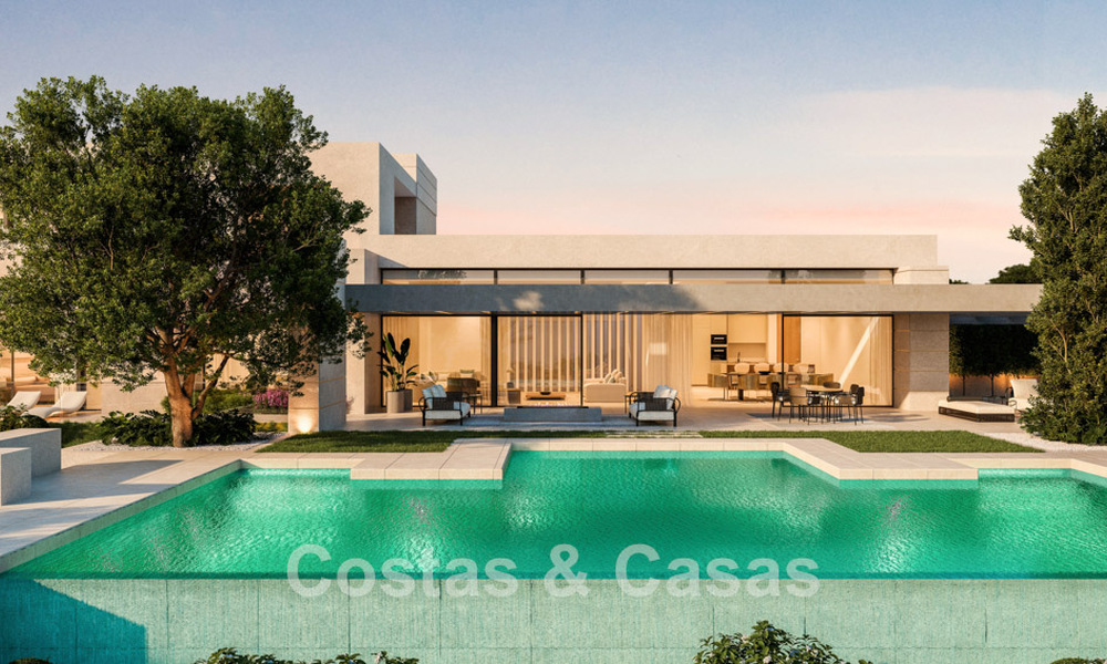 Nuevo y exclusivo proyecto de villas inspiradas en Elie Saab en venta cerca de la urbanización Sierra Blanca en la Milla de Oro de Marbella 56459