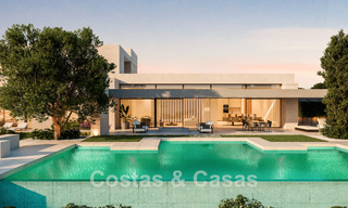 Nuevo y exclusivo proyecto de villas inspiradas en Elie Saab en venta cerca de la urbanización Sierra Blanca en la Milla de Oro de Marbella 56459 
