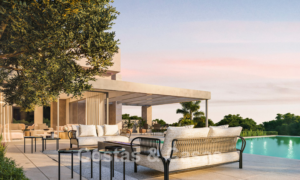 Nuevo y exclusivo proyecto de villas inspiradas en Elie Saab en venta cerca de la urbanización Sierra Blanca en la Milla de Oro de Marbella 56460
