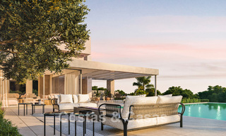 Nuevo y exclusivo proyecto de villas inspiradas en Elie Saab en venta cerca de la urbanización Sierra Blanca en la Milla de Oro de Marbella 56460 