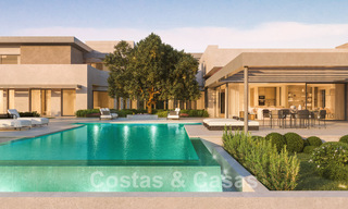 Nuevo y exclusivo proyecto de villas inspiradas en Elie Saab en venta cerca de la urbanización Sierra Blanca en la Milla de Oro de Marbella 56461 