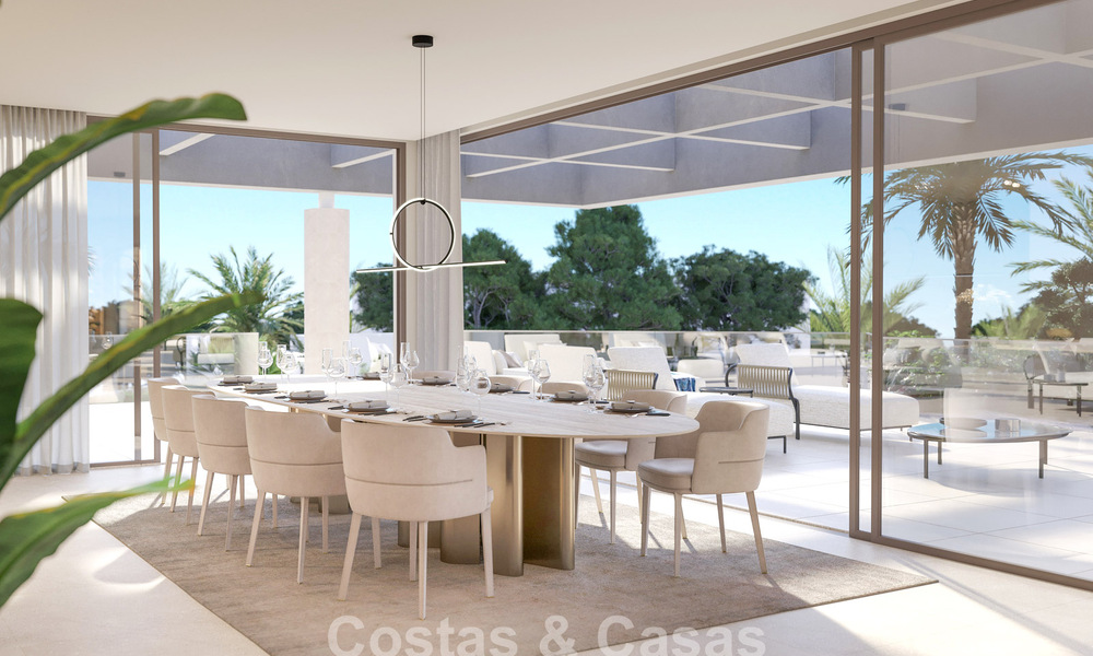 Nuevo y exclusivo proyecto de villas inspiradas en Elie Saab en venta cerca de la urbanización Sierra Blanca en la Milla de Oro de Marbella 56467