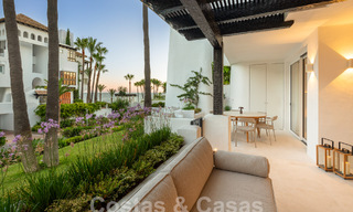 Excepcional apartamento en venta con vistas al mar en Marina Puente Romano en Marbella 57272 