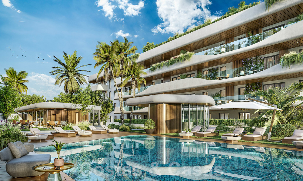 Nuevo e innovador proyecto con apartamentos de lujo en venta a un paso de todos los servicios, el centro y la playa de San Pedro en Marbella 56837