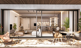 Nuevo e innovador proyecto con apartamentos de lujo en venta a un paso de todos los servicios, el centro y la playa de San Pedro en Marbella 56838 