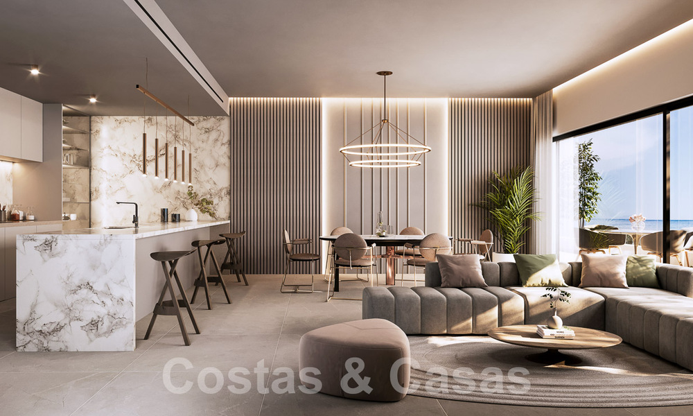 Nuevo e innovador proyecto con apartamentos de lujo en venta a un paso de todos los servicios, el centro y la playa de San Pedro en Marbella 56839