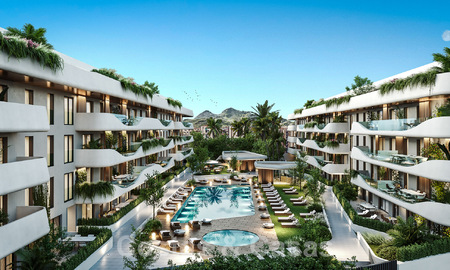 Nuevo e innovador proyecto con apartamentos de lujo en venta a un paso de todos los servicios, el centro y la playa de San Pedro en Marbella 56846