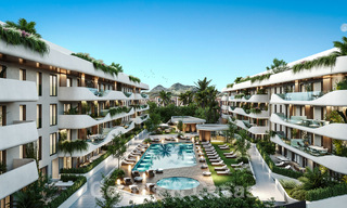 Nuevo e innovador proyecto con apartamentos de lujo en venta a un paso de todos los servicios, el centro y la playa de San Pedro en Marbella 56846 