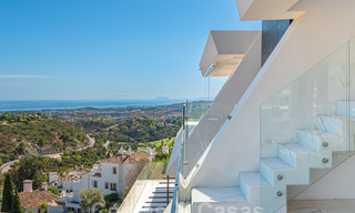 Moderno ático en venta con piscina privada y vistas panorámicas al mar en las colinas de Marbella - Benahavis 58494 