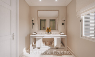 Nueva, mediterránea villa de lujo en venta con vistas panorámicas al golf y al mar en un resort de golf de 5 estrellas en la Costa del Sol 57780 