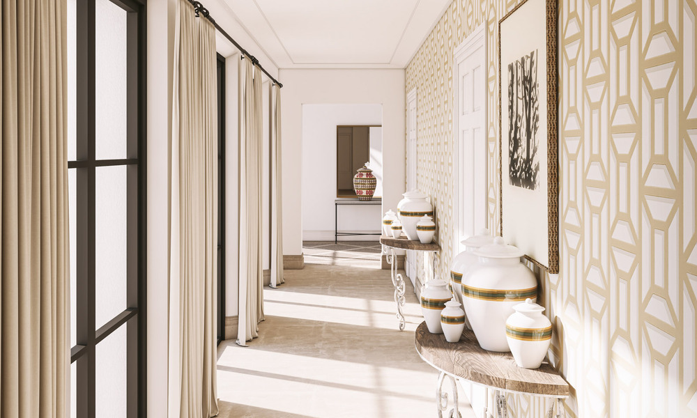 Nueva, mediterránea villa de lujo en venta con vistas panorámicas al golf y al mar en un resort de golf de 5 estrellas en la Costa del Sol 57795