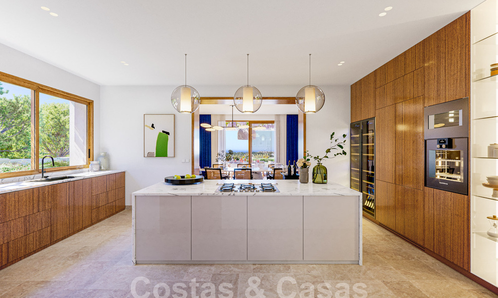 Lujosa y moderna villa de nueva construcción en venta en una ubicación privilegiada en un resort de golf de cinco estrellas, Costa del Sol 57731